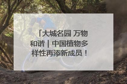 大城名园 万物和谐｜中国植物多样性再添新成员！它只在西藏墨脱